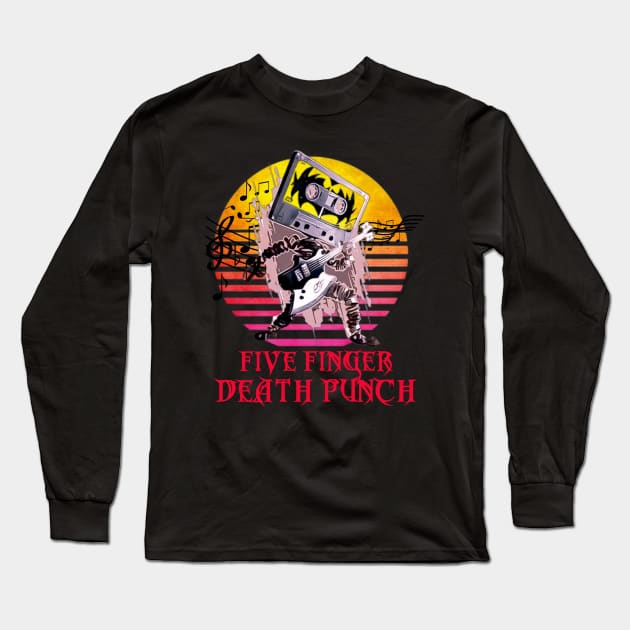 Five finger death punch vintage Long Sleeve T-Shirt by Homedesign3